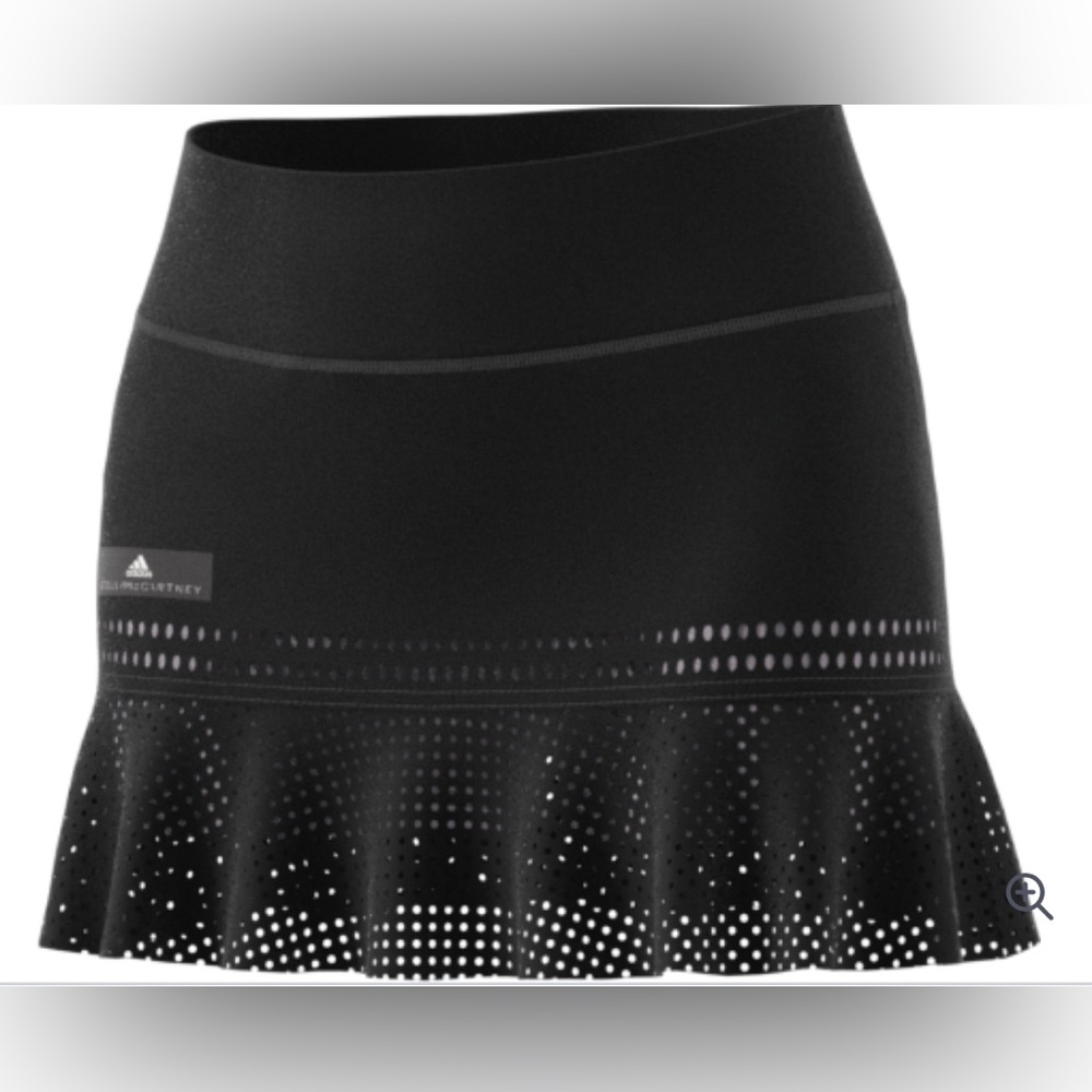 Adidas by Stella McCartney Black Barricade Tennis prep Mini Skirt XS sporty - Picture 12 of 14